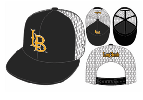 LB Snapback Cap Mesh - Black/Gold, New Era