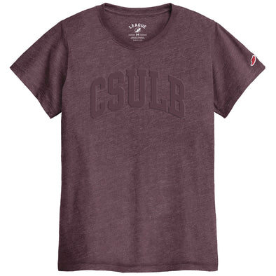 Women's CSULB T-Shirt - Maroon, League