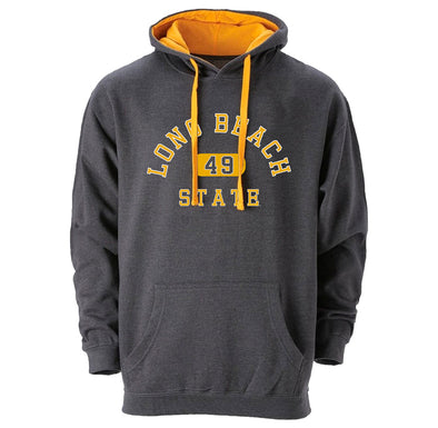 LBSU Pullover Hood - Graphite/Gold, League