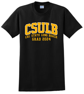 *SALE* Grad 2024 CSULB Arch Up T-Shirt - Black, TLC