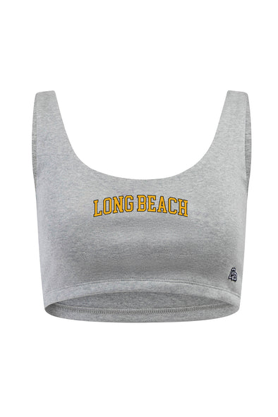 Juniors CSULB Crop Top - Grey, Hype and Vice