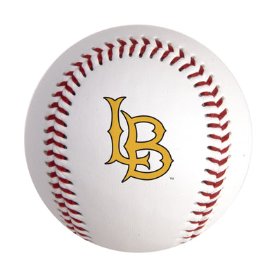 LB State Baseball - White, Logo Brands