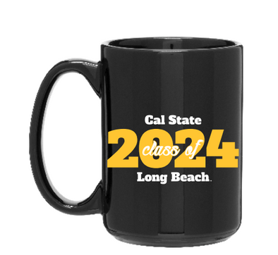 Grad 2024 CSULB Mug - Black, Neil