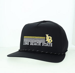 LBSU Stripes Cap - Black, Legacy