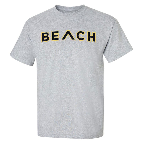 Beach Caret Arch Tee - Gray, MV Sport