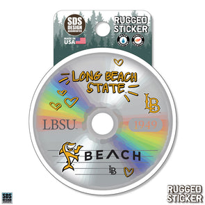 2" CSULB CD Rugged Sticker - SDS