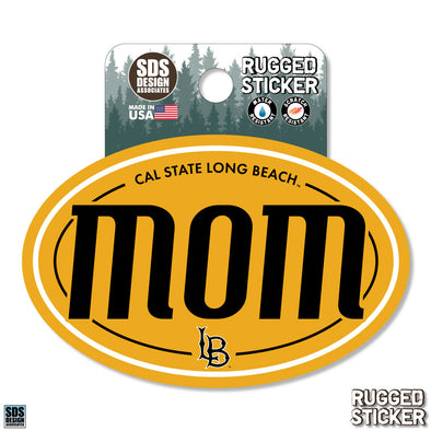 2" CSULB Euro Mom Sticker - SDS