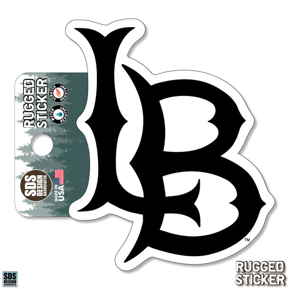 LB Rugged Sticker 2" - Black, SDS Design