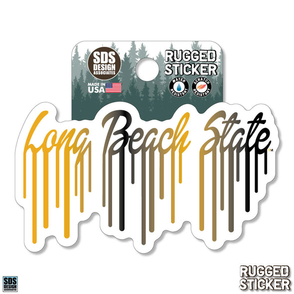 LBSU Rainbow Drip Sticker 2" - SDS Design