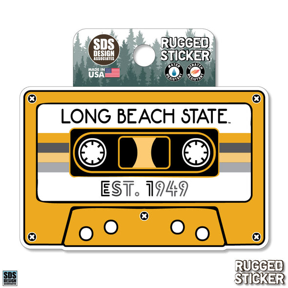 LBSU Cassette Tape Sticker 2" - SDS Design