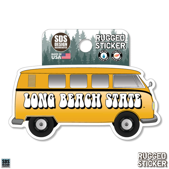 LBSU Hippie Van Sticker - SDS Design