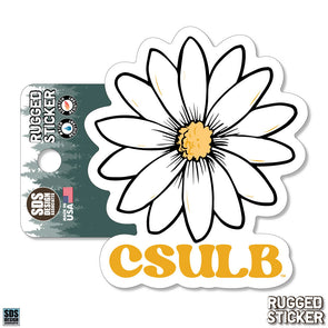 2" CSULB Daisy Sticker - SDS