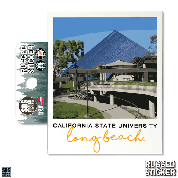 CSULB Polaroid Sticker 2" - SDS Design