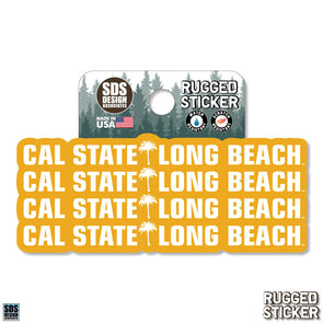 CSULB Palm Tree Sticker 2" - SDS Design