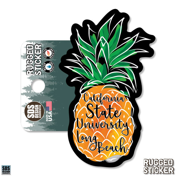 CSULB Pineapple Sticker 2" - SDS Design