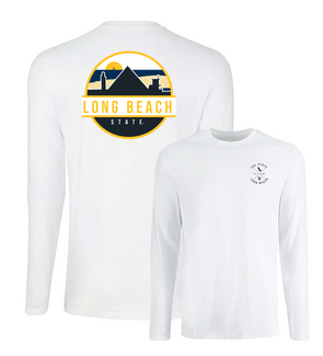 LB Scenic Circle L/S Tee- White, Uscape