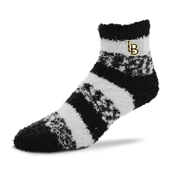 LB Pro Stripe Socks - Black/White, For Bare Feet