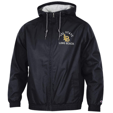 CSULB Heavy Full Zip Jacket - Black, Champion