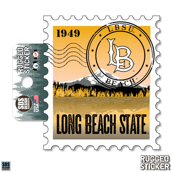 Long Beach State Stamp Rugged Sticker 2" - SDS Design