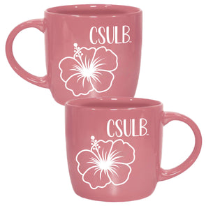 CSULB Hibiscus Flower Mug - Pink, Neil Enterprises