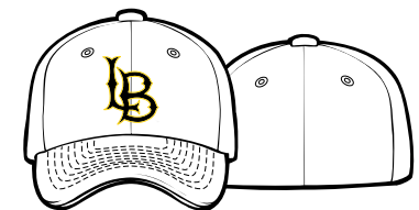 LB Fitted Cap - White, Zephyr