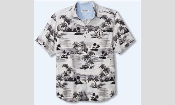 LB Tropical Camp Shirt - Black, Tommy Bahama