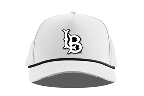 LB PVC Cap - White, Branded Bills