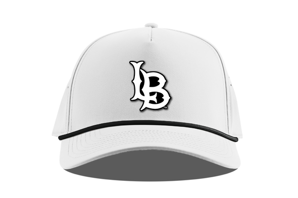 LB PVC Cap - White, Branded Bills