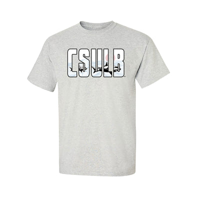 T-Shirt of the Month CSULB inside Shark T-shirt - Heather, MV Sport