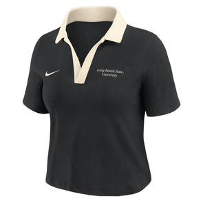 Womens LBSU Crop Polo - Black, Nike