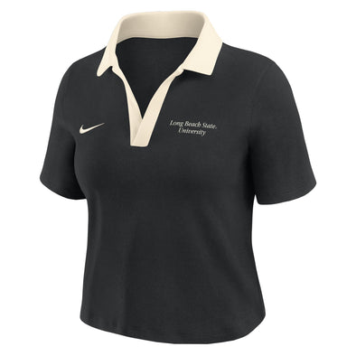 Womens LBSU Crop Polo - Black, Nike