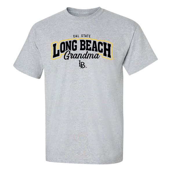 Grandma CSULB Over LB T-Shirt - Gray, MV Sport