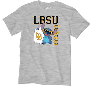 LBSU Stitch Tee - Grey, League