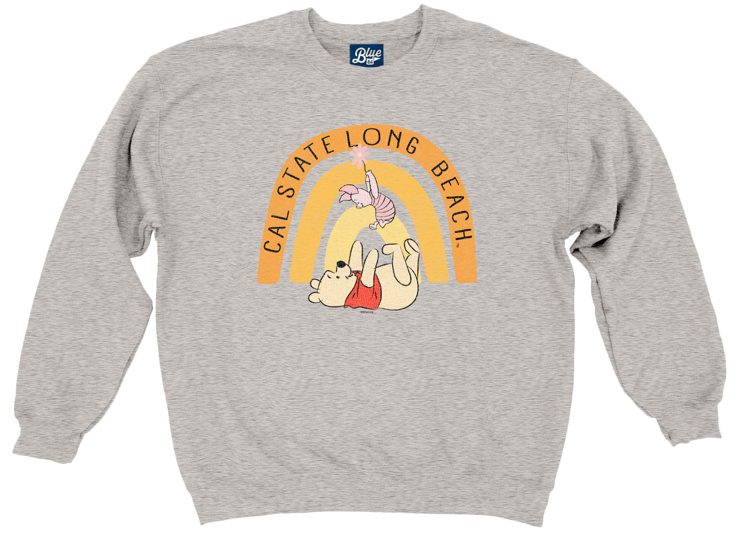 Csulb Crew CSULB Flying Piglet Crew - Heather, Blue 84 – Long Beach State Official ...