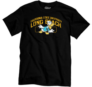 CSULB Donald Duck Tee - Black, Blue 84