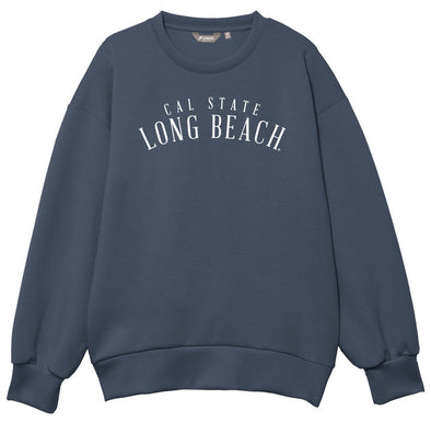 Womens CSULB 1949 Crew - Denim, League