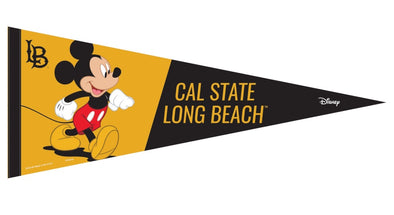 CSULB Mickey Pennant - Black/Gold, Wincraft