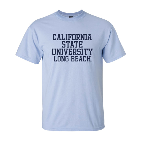 Special Buy CSULB Stacked T-Shirt - Light Blue, MV Sport