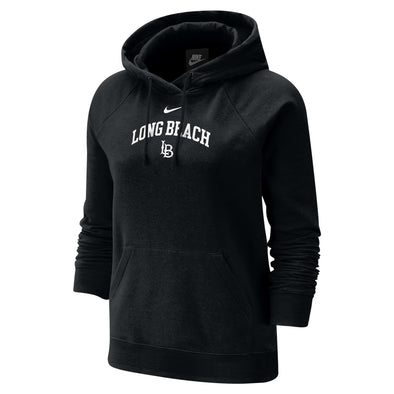 Women Long Beach Over LB Hood - Black, Nike