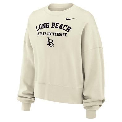 Womens LB LBSU Fleece Crew - Sail, Nike