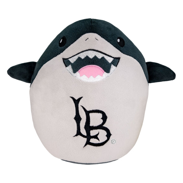 CSULB Mini Elbee Shark Squishy Pillow 6" - Gray, Mascot Factory