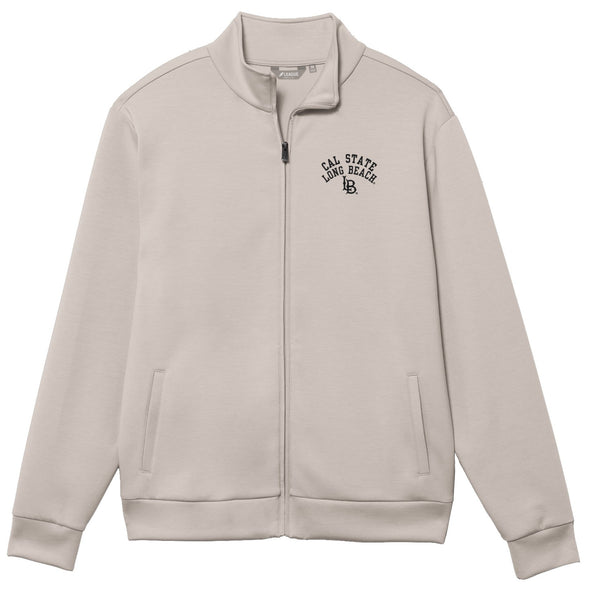 CSULB Left Chest Full Zip - Beige, League