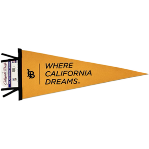 Where California Dreams Pennant - Gold, Collegiate Pacific