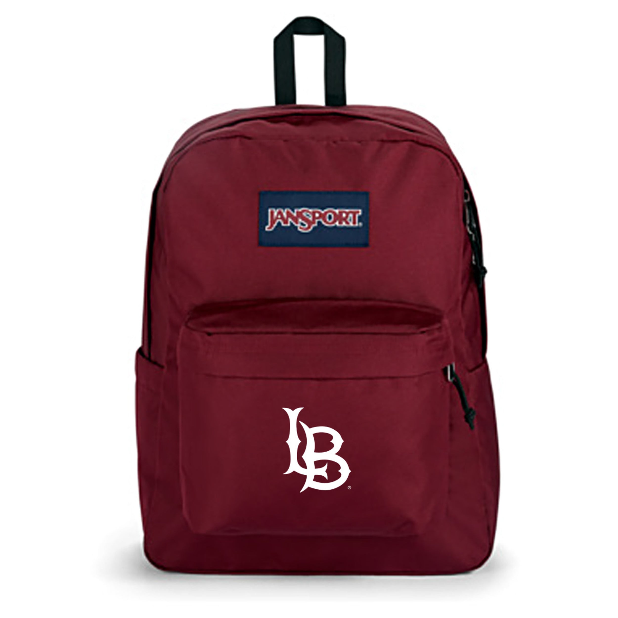 burgundy jansport bag Superbreak Red Tape Backpack Cushioned straps allow for comfortable wear and ease of transport JanSport Backpack Big Day Russet