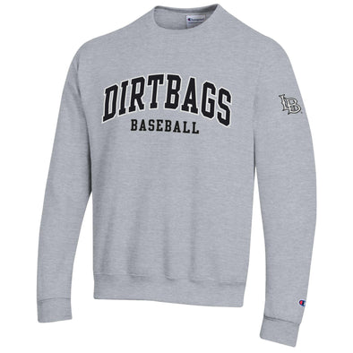 Dirtbags LB Baseball Crewneck - Heather, Champion