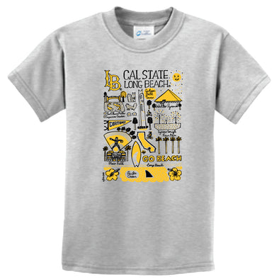 t shirt camp david Youth Julia Gash CSULB Icons T-Shirt