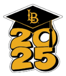 Grad 2025 CSULB Cap Rugged Sticker 2" - SDS Design