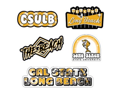 CSULB Campus Craze Sticker Pack - SDS Design