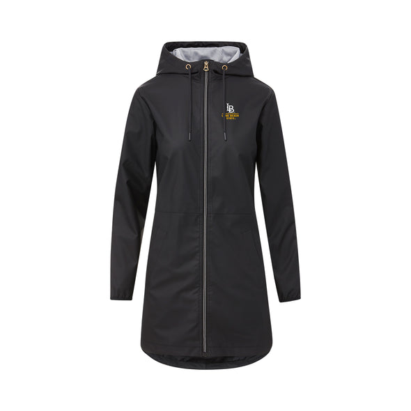 Womens LB Vintage Rain Jacket - Black, MV Sport