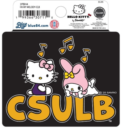 CSULB Hello Kitty Musical Sticker - Blue 84